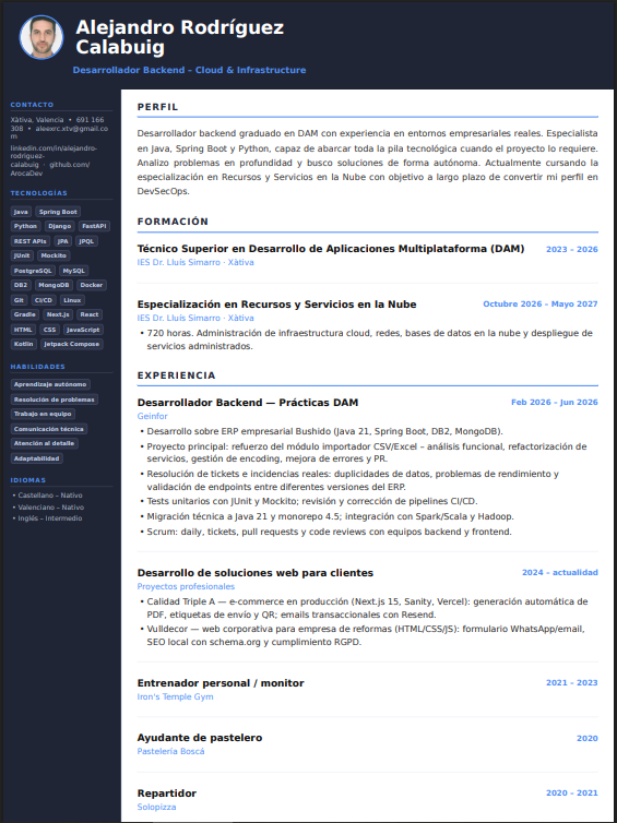 Plantilla Modern