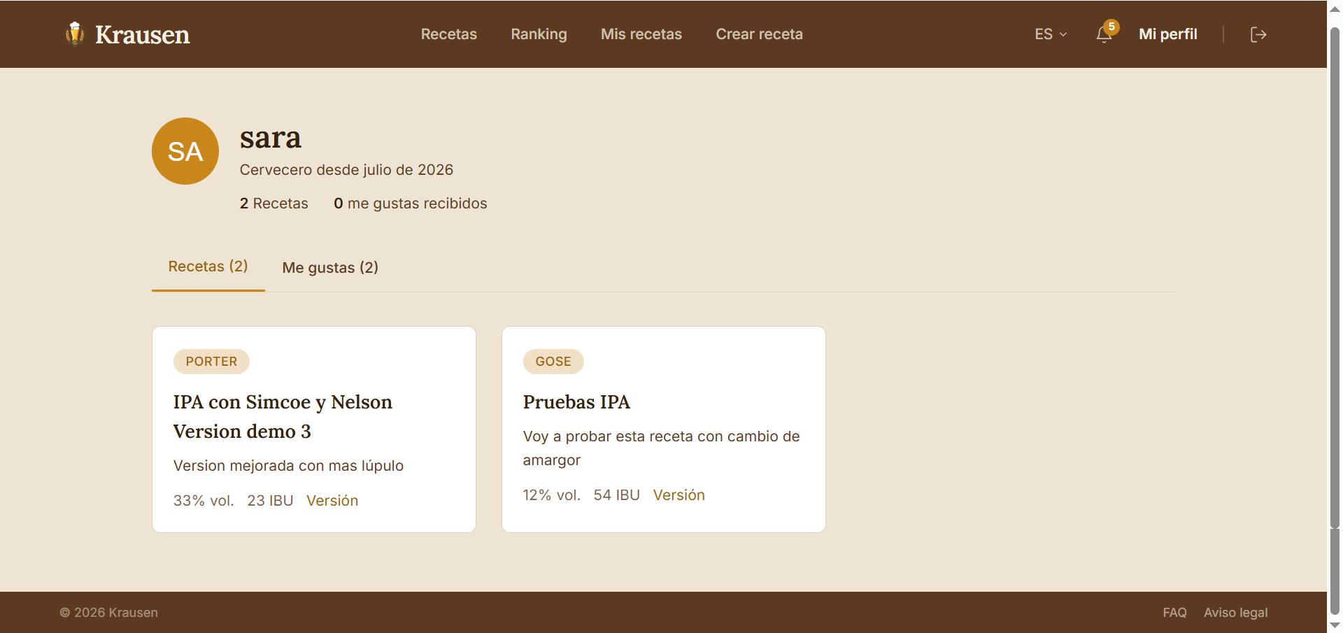 Perfil público