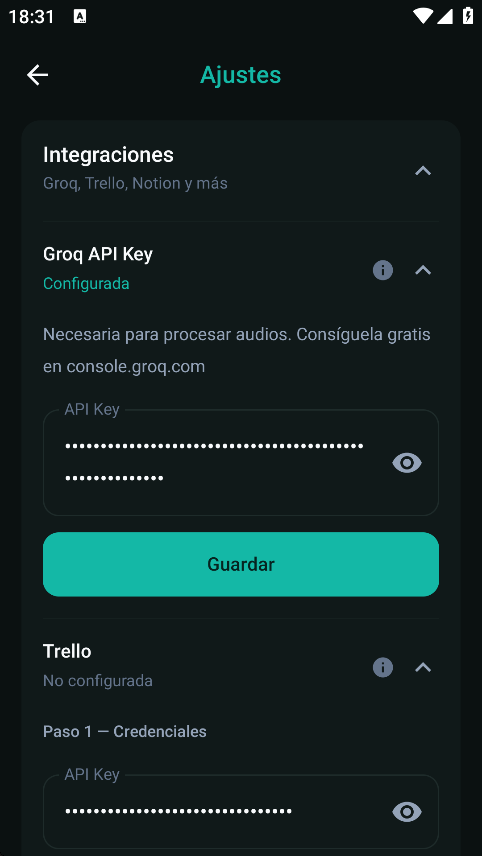 Integraciones