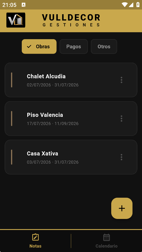 Lista de obras
